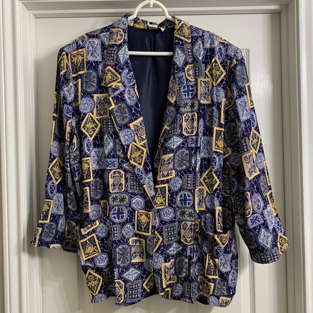 Kenneth Mitchell Brand Women's Jacket and Short Set, Size 14